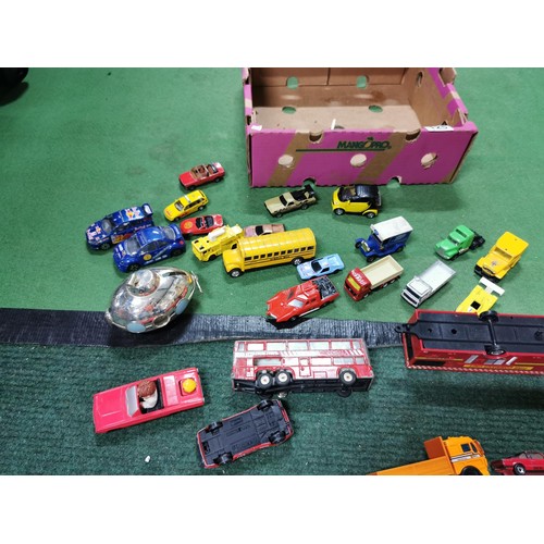 125 - Quantity of collectable cars and busses by Matchbox, Lledo and Burango along with a Disney McDonalds... 