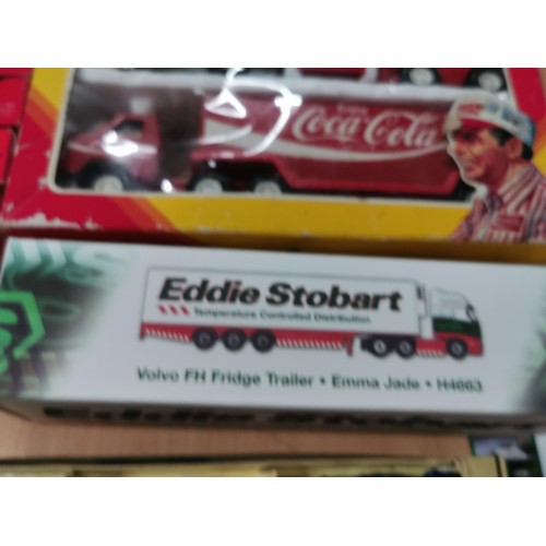 132 - Collection of 9x boxed Diecast toys inc The Buddy L Coco Cola set, The Limited Edition Atlas Eddie S... 