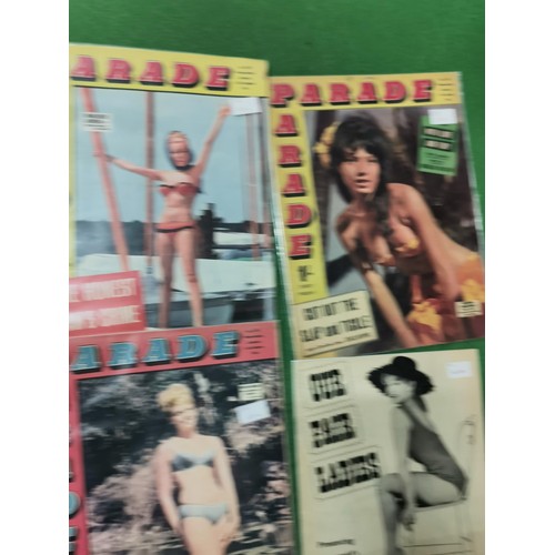 151 - 11x Period magazines from the early 1960's inc Parade, Man's World and Male magazines, all in their ... 