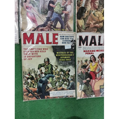 151 - 11x Period magazines from the early 1960's inc Parade, Man's World and Male magazines, all in their ... 