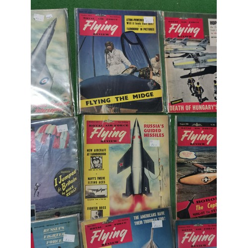 153 - 11x Flying Review magazines and 1x Aero Modeller magazine, all dating from the 1960's and all in the... 