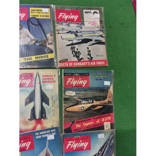 153 - 11x Flying Review magazines and 1x Aero Modeller magazine, all dating from the 1960's and all in the... 