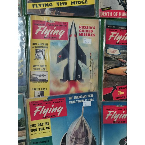 153 - 11x Flying Review magazines and 1x Aero Modeller magazine, all dating from the 1960's and all in the... 