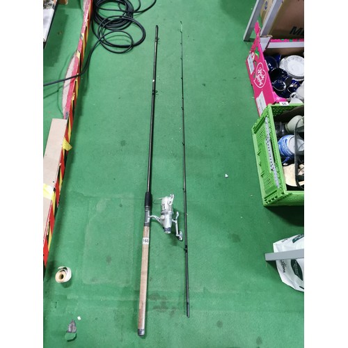 160 - 10ft Specialist feeder rod, 2 piece carbon rod with Mitchell reel