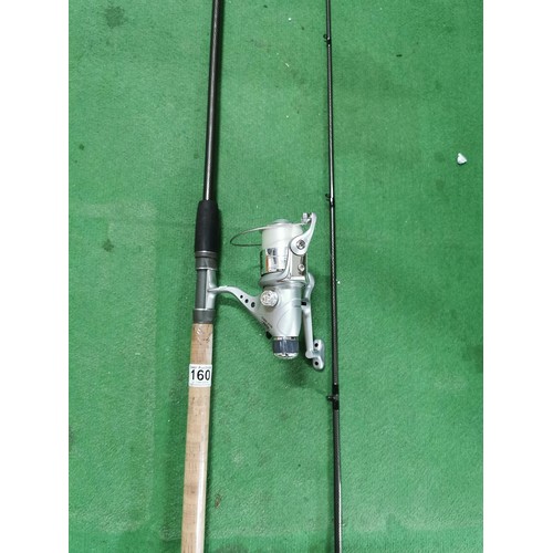 160 - 10ft Specialist feeder rod, 2 piece carbon rod with Mitchell reel