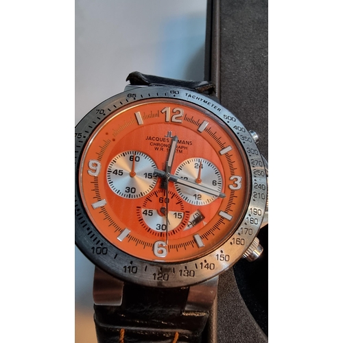 289 - Two gents wristwatches including a good quality Jacques Lemans chronograph Formula One watch. A boxe... 