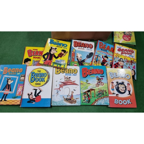 356 - Approx. 40x The Beano Books including some early issues from 1960s - 1970s to modern.