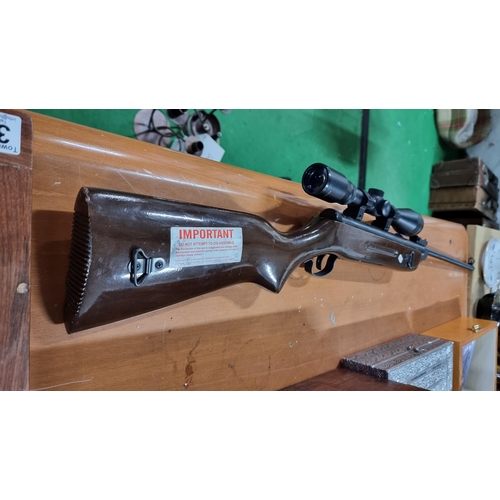 380 - .22 Air Rifle by West Lake in excellent clean condition, fitted with a Nikko Stirling gold crown 6X4... 