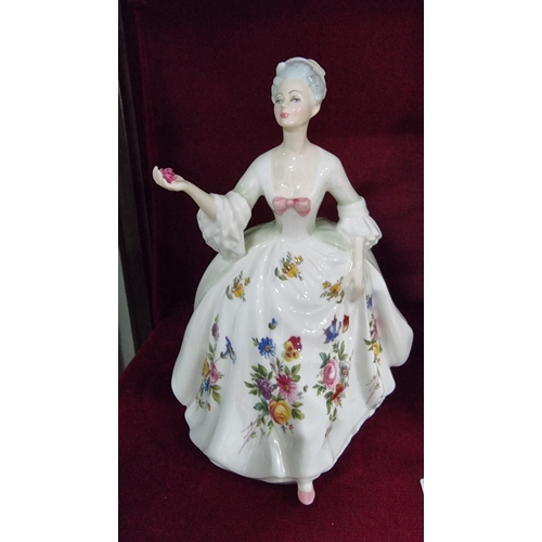 393 - 2x Royal Doulton lady figurines including Diana (HN.2468), Ninette (HN.2379). Both in excellent cond... 