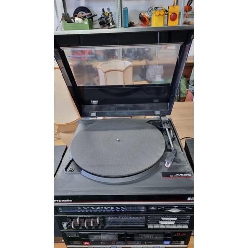 504 - PYE Audio Hi-Fi system & matching speakers, Model - ST6120. With tape player, tuner & record player.... 