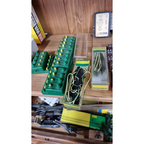 257 - Large quantity of various model railway accessories for HO gauge inc connection boards relay switche... 