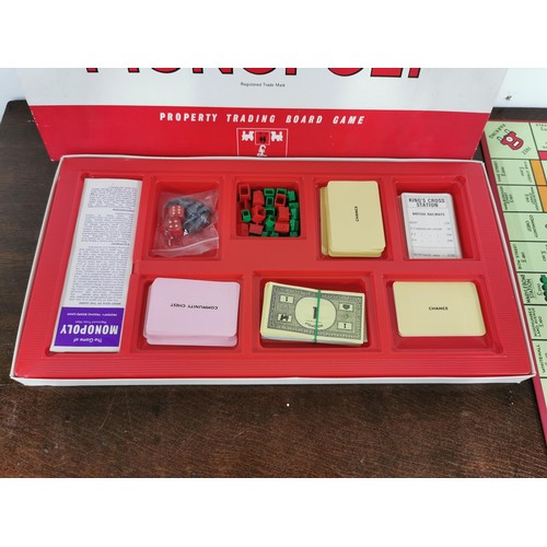 154 - Unused Vintage Waddington's Monopoly board game, all complete in original box