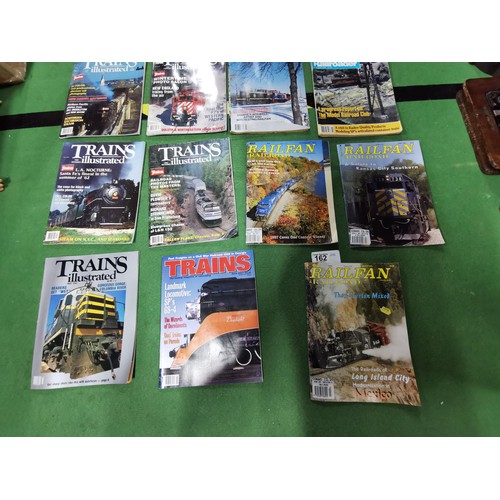 162 - Large quantity of Railway and Railroad magazines, various issues mostly from 1990s