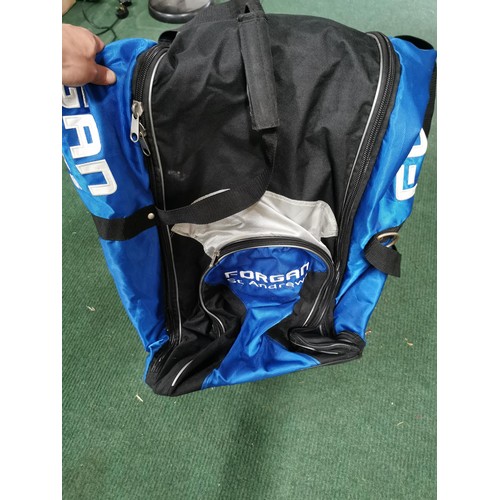 180 - Large Forgan St. Andrews soft case travelling golf case on wheels