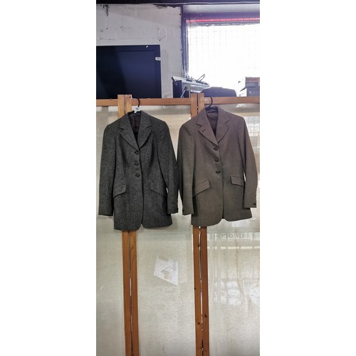 79 - 2x Harry Hall ladies riding jackets, both size small. One of the jackets is in excellent condition, ... 