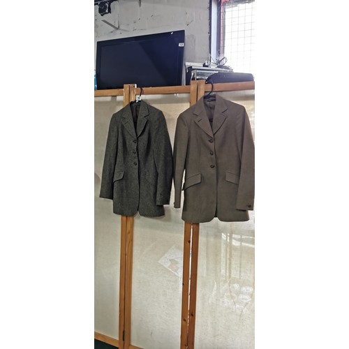 79 - 2x Harry Hall ladies riding jackets, both size small. One of the jackets is in excellent condition, ... 