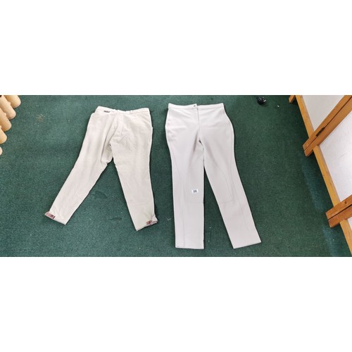 80 - 2x Pairs of Jodhpurs, one is Gorringe Britches size 32 waist and the other size 32 Regular.