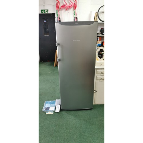 92a - Hotpoint FZFM151G Future 150cm x 60cm Frost Free Freezer - Graphite, in excellent condition, immacul... 