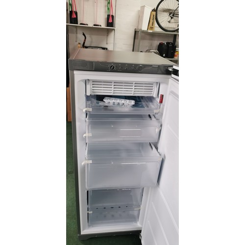 92a - Hotpoint FZFM151G Future 150cm x 60cm Frost Free Freezer - Graphite, in excellent condition, immacul... 