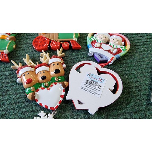 3 - Box of collectables inc large quantity of Christmas ceramic hanging ornaments by Polar X quantity of... 