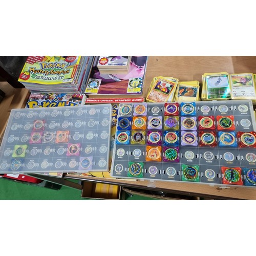 34 - A large comprehensive collection of Pokemon items inc a very large collection of Pokemon cards of va... 