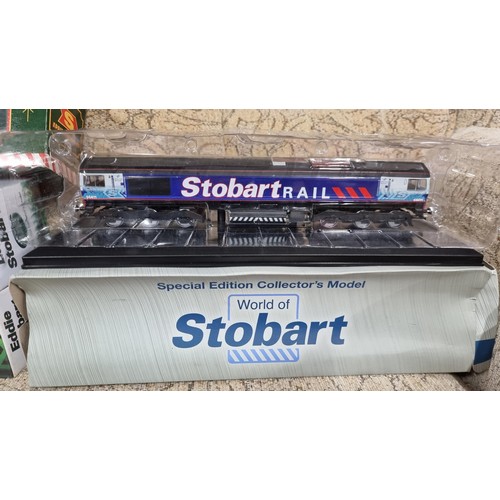 2 - Collection of 7x boxed as new Eddie Stobart diecast vehicles inc 3x Stobart lorries, A Scania low ca... 