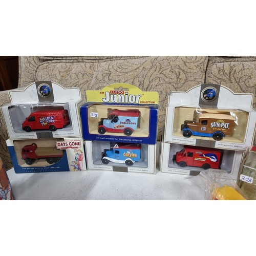 3 - Quantity of collectable toys inc 8x diecast model vehicles a tin wind up bear in a box ( jack in a b... 