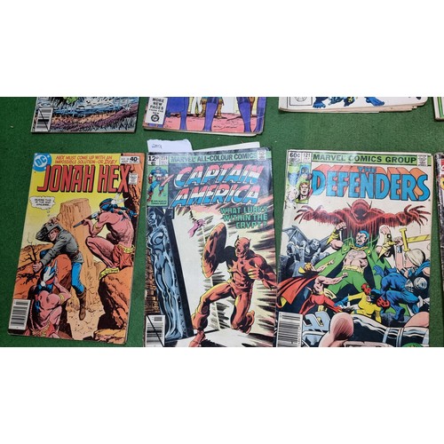 91 - Approx. 30x various vintage comic magazines inc a large quantity of DC and Marvel comics inc Spiderm... 