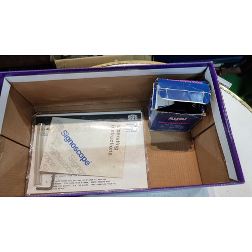 92 - Safe signoscope watermark detector with power adapter and instructions in good condition watermark d... 