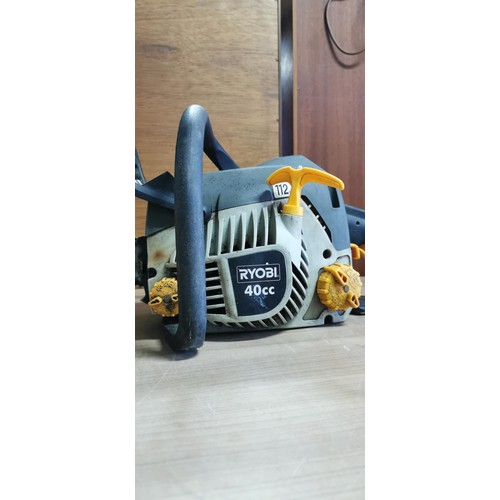 159 - Ryobi 40cc petrol chainsaw