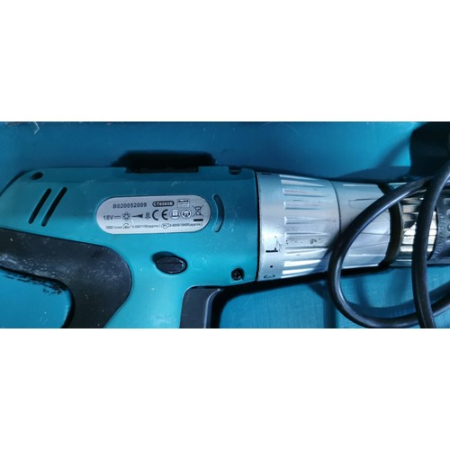 164 - International Boschmann 2x 18v cordless power drills with 1x battery and charger along with a set of... 