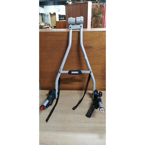 184 - Thule Express 970 twin bike carrier in good condition. Measures 73cm length x 46cm width x 34cm dept... 