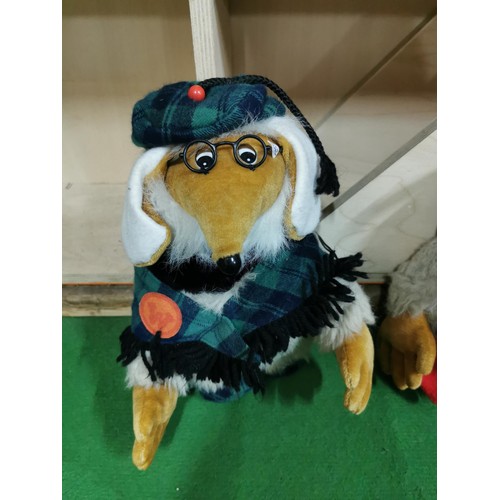 453 - 2x Womble plush soft toys from Filmfair 1990, Orinoco and Great uncle Bulgaria.