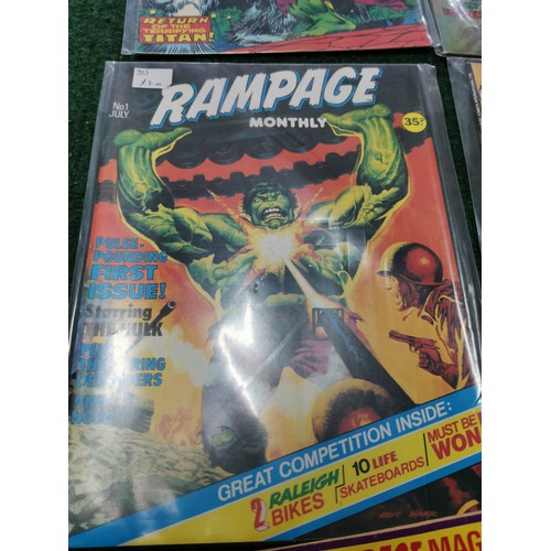 144 - Quantity of x12 Rampage Weekly comic magazines from 1977 to 1978 along with 12x Rampage monthly comi... 