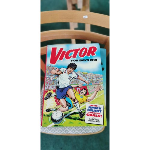 244 - Large qty of Victor Book For Boys annuals, Warlord - For Boys annuals & Hotspur Book For Boys. All t... 