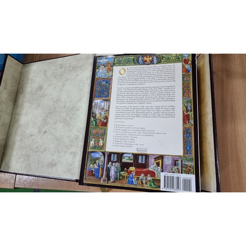 22 - Large ornate modern leather bound Holy Bible illuminated family edition by Lionheart Books Ltd. look... 