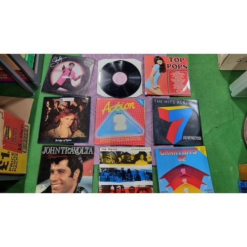 27 - Large quantity of various vinyl records inc good artist and bands Paul Young Michael Jackson AC/DC T... 