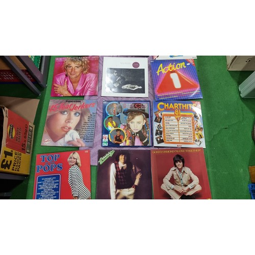 28 - Large quantity of various vinyl records inc good artist and bands ABBA, The Police, Boney M, Paul Yo... 