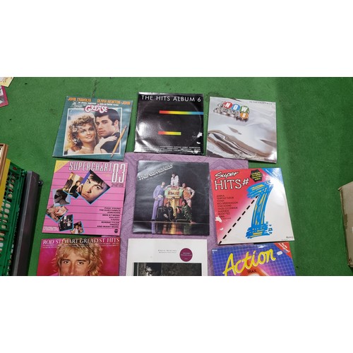 28 - Large quantity of various vinyl records inc good artist and bands ABBA, The Police, Boney M, Paul Yo... 