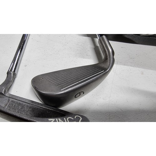 45 - Good quality Ping Zing putter with cover along with a Ping 6 Iron all in good order