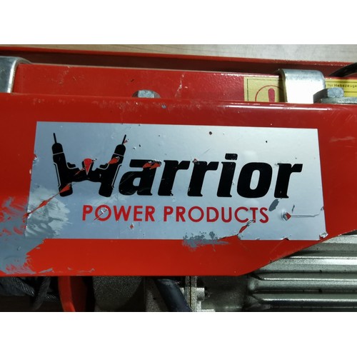 129 - Warrior Power Products Micro Electric Rope Hoist - 250kg max load, 240v. Complete with neccessary pa... 