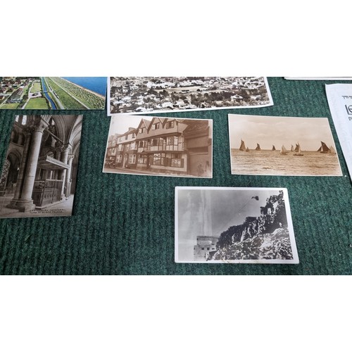 65 - Large quantity of various vintage postcards mostly of Israel also inc interesting ephemera and slide... 