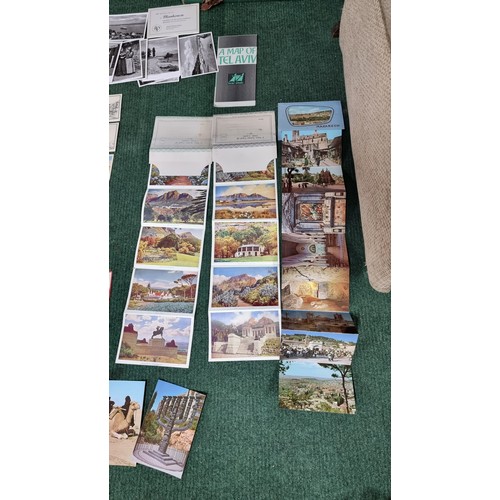 65 - Large quantity of various vintage postcards mostly of Israel also inc interesting ephemera and slide... 