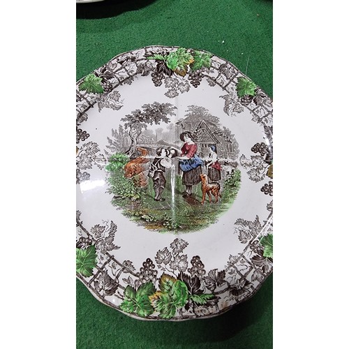 74 - Quantity of 23x good collectable plates inc a set of six Johnson Bros Old British castle plates, set... 