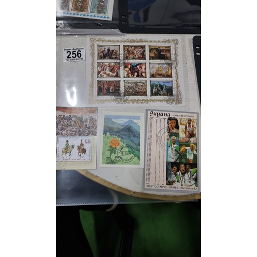 256 - large quantity of mint stamps and stamp blocks most relating to Asia inc some rare Olympic stamps fo... 