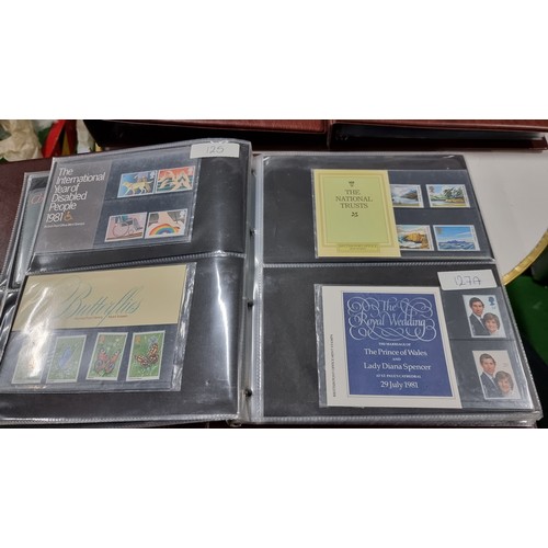 258 - 3x Royal Mail presentation pack files all containing presentation stamps each file is mostly complet... 