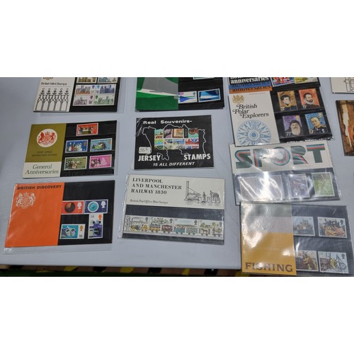 264 - Large collection of 31x various british mint stamp packs all in excellent clean condition