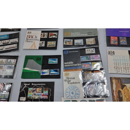 264 - Large collection of 31x various british mint stamp packs all in excellent clean condition