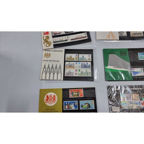 264 - Large collection of 31x various british mint stamp packs all in excellent clean condition