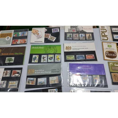 264 - Large collection of 31x various british mint stamp packs all in excellent clean condition